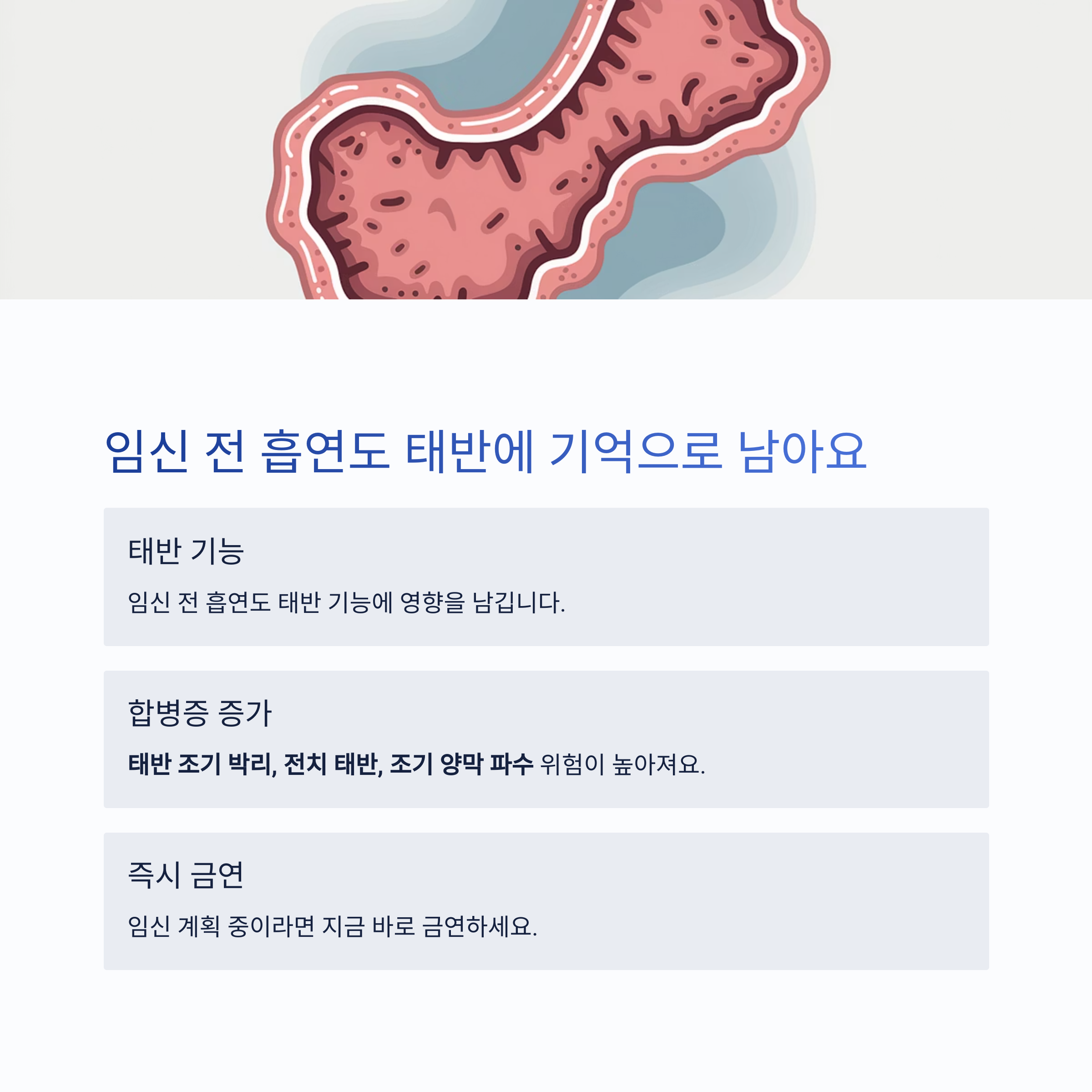 임신 중 음주 흡연 영향 – 임신 전 흡연의 흔적