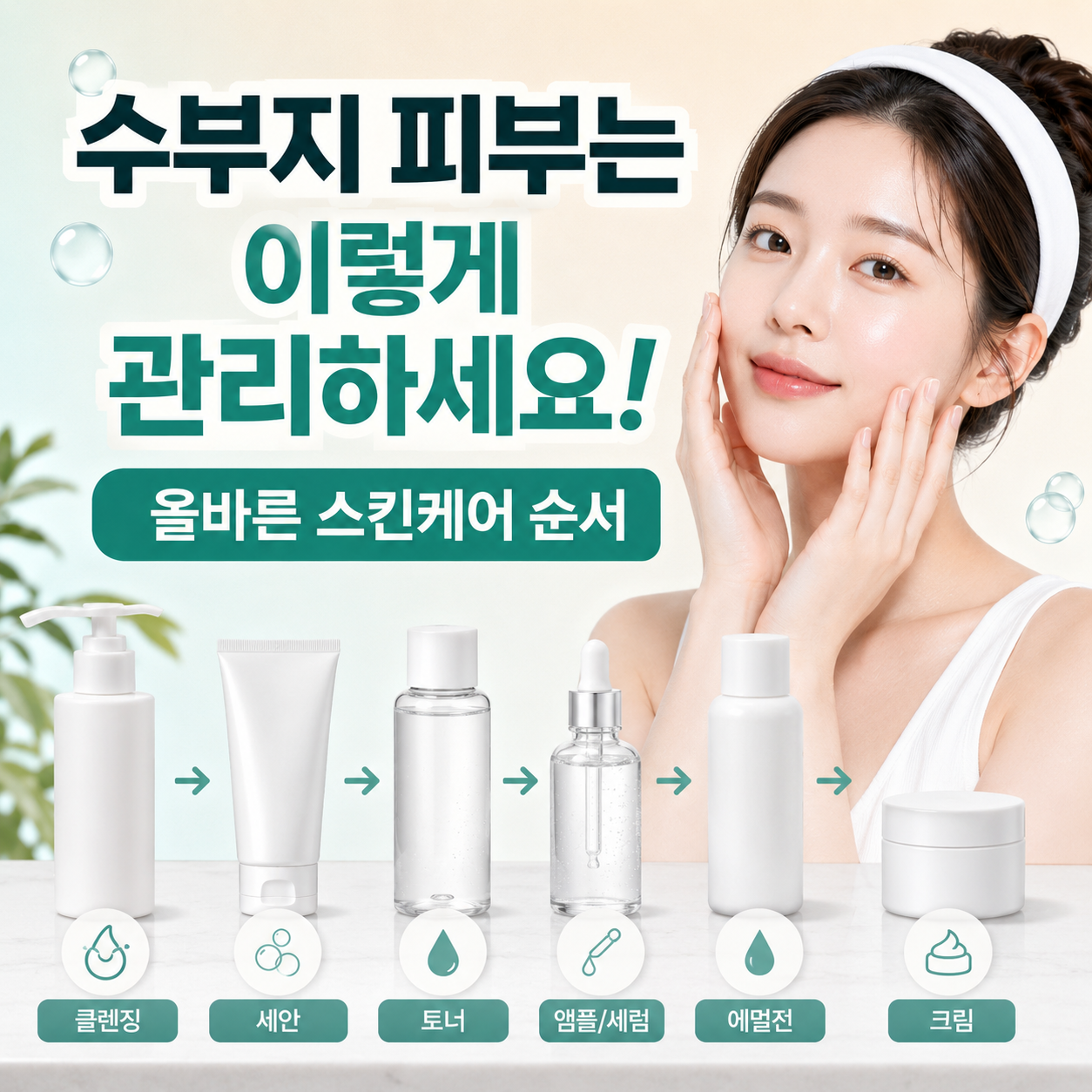 수부지 스킨케어 순서