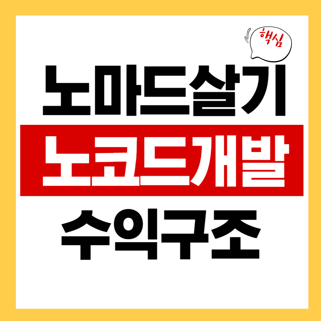 노마드 살기 코더 없이 앱 만드는 노코드 개발자로 살기