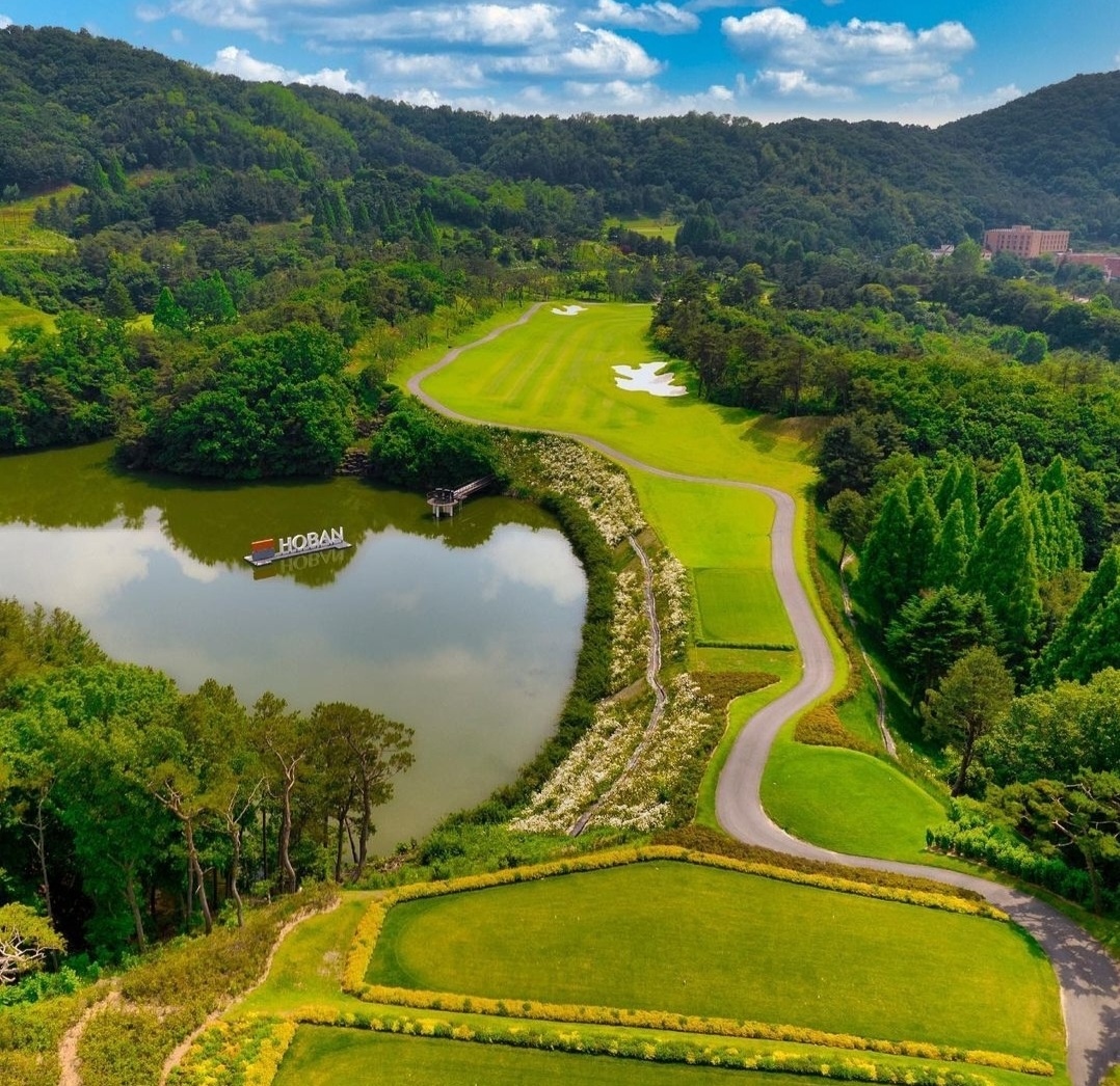 H1CC 레이크 코스 11번 파5ⓒH1CLUB