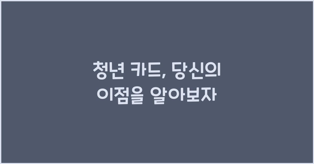청년 카드