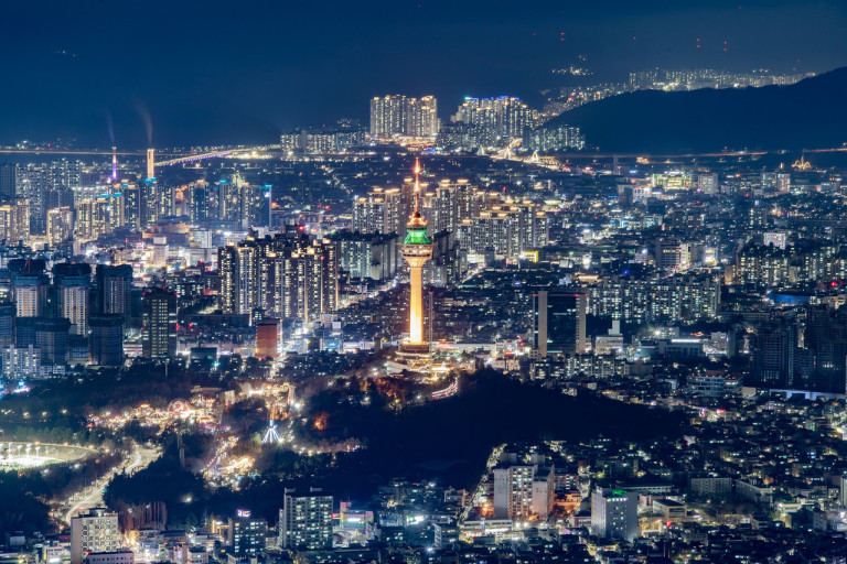 앞산전망대 야경