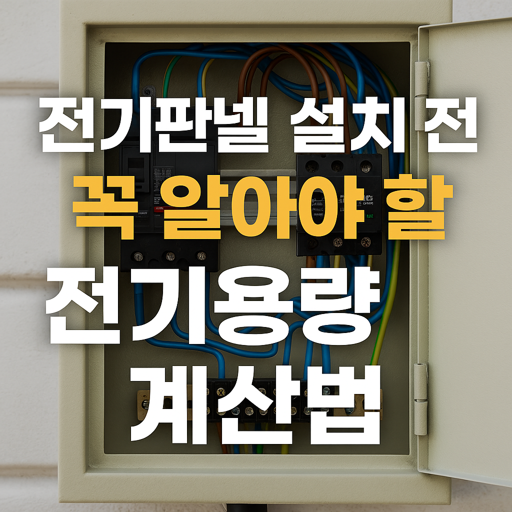 전기용량 계산법