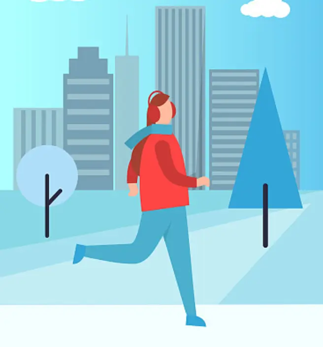 겨울 러닝 복장