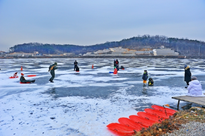 강화 양오낚시터 빙어축제