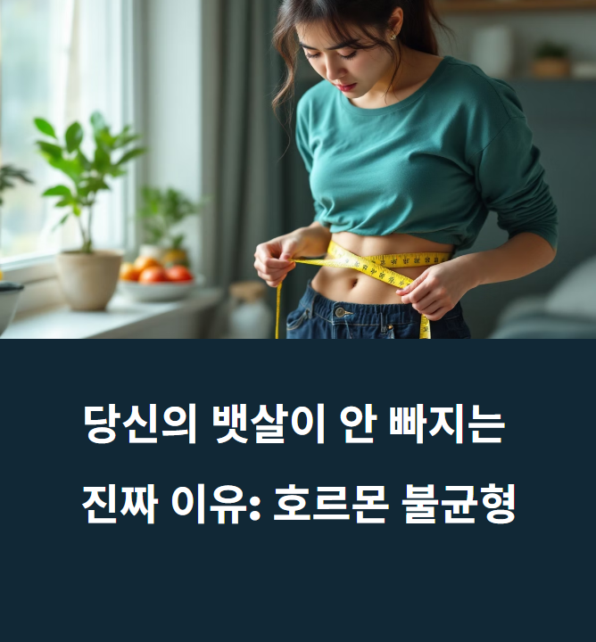 당신의 뱃살, 실은 호르몬 때문이었다! 에 대한 이미지