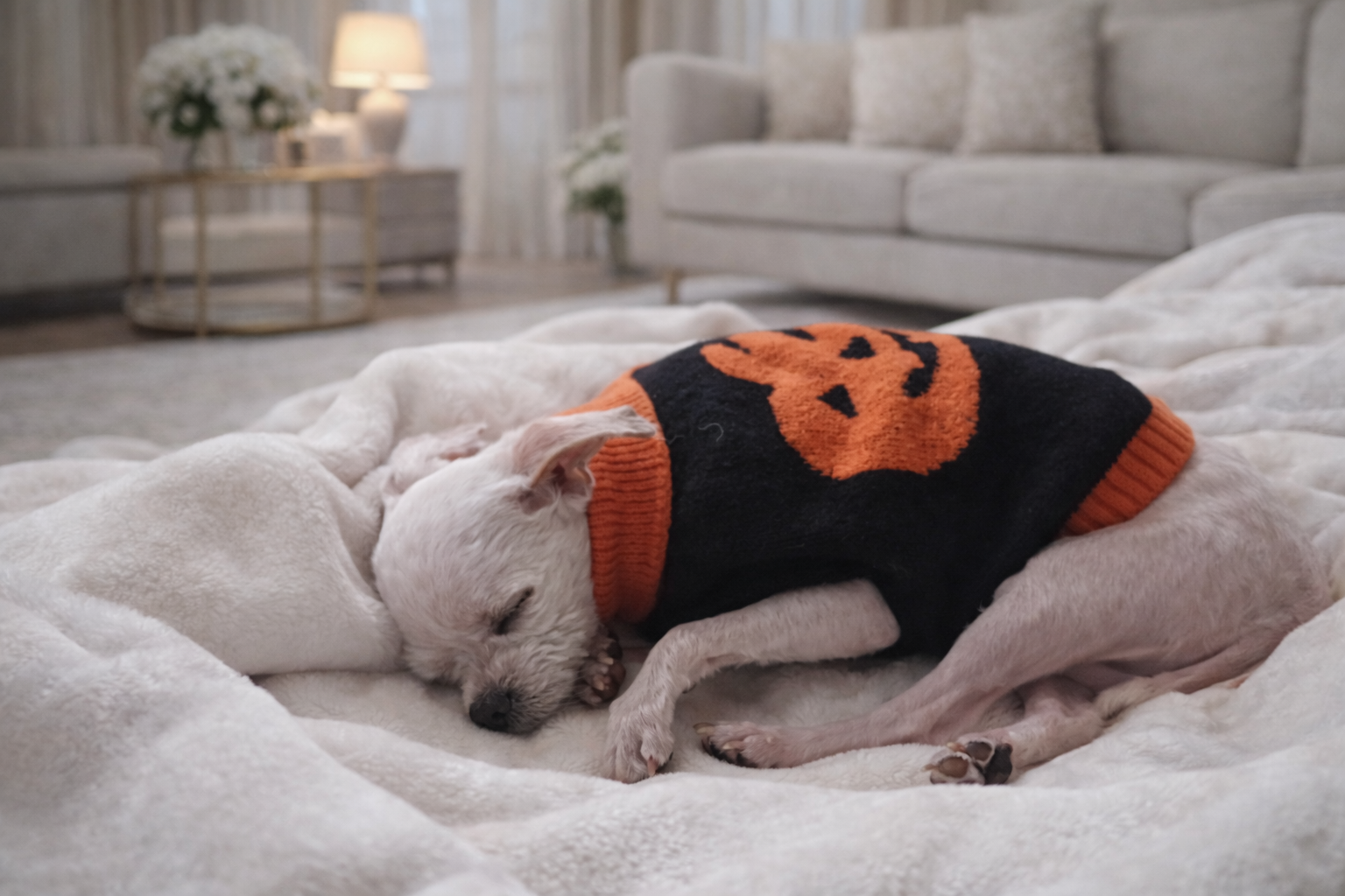 갑자기 활동량이 줄어드는 강아지 모습