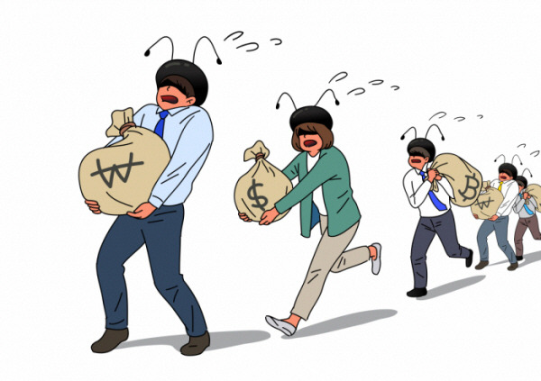 한국의 개미투자자 관련 이미지