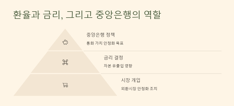 환율과 금리, 그리고 중앙은행의 역할