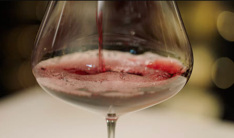 루비 빛깔 와인
