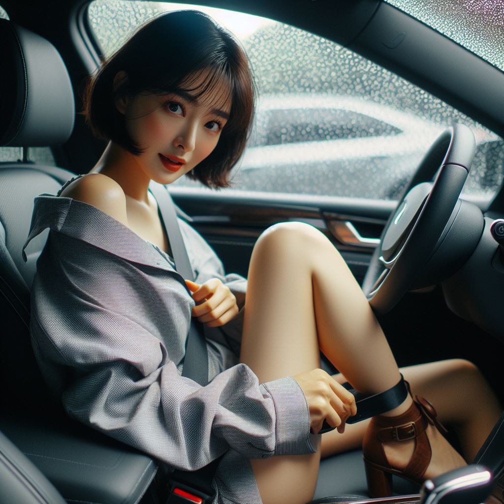 안전벨트를 매다