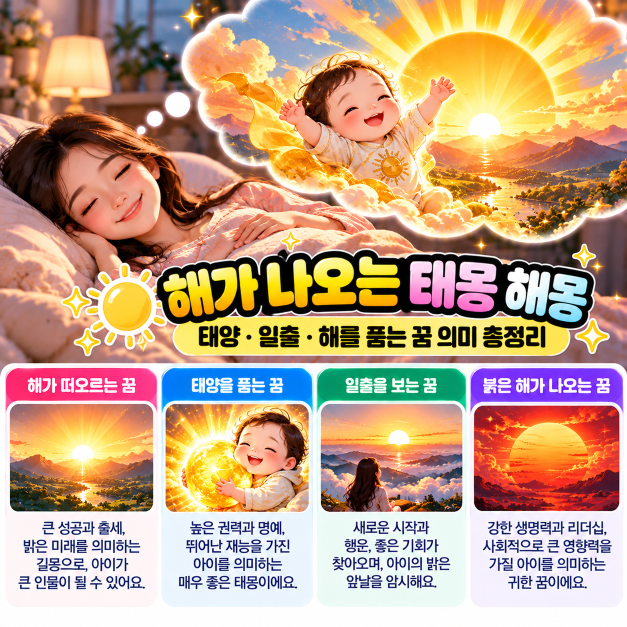 해가 나오는 태몽