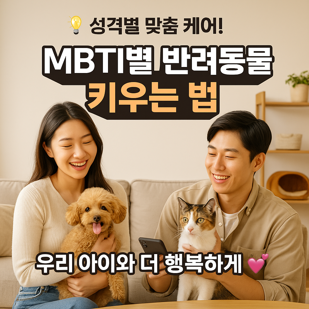 MBTI별 반려동물 키우는 법 완전정리