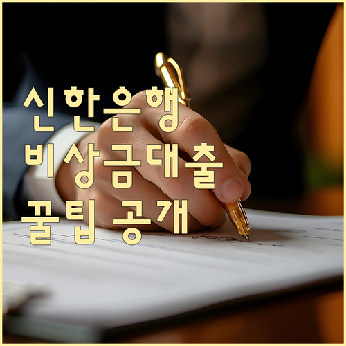 신한은행 비상금대출 금리 비교 분석: