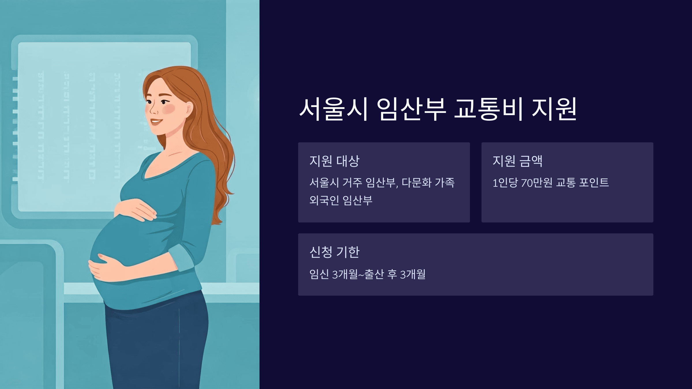 2025년 임산부 교통비 지원 총정리
