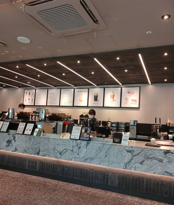 스벅 환구단점 카운터