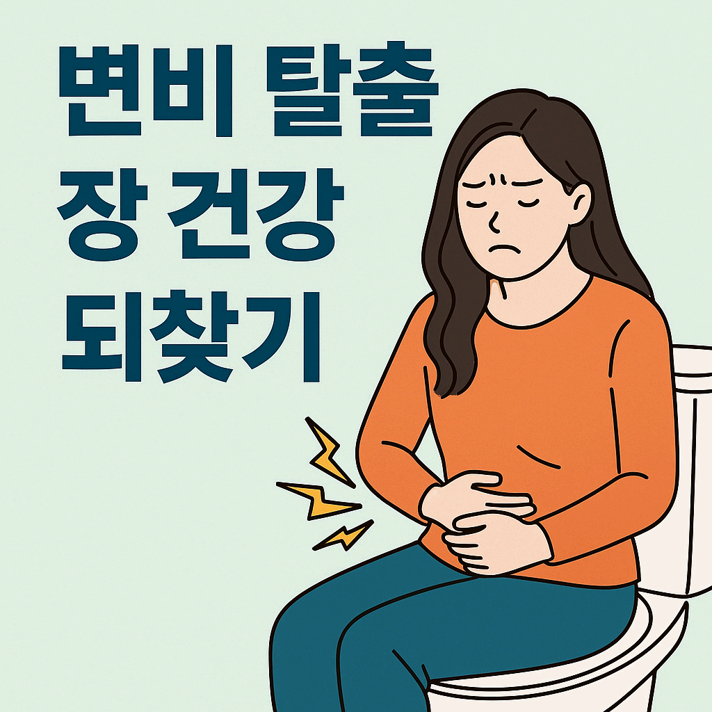 배변이 힘든 당신을 위한 과학적 솔루션