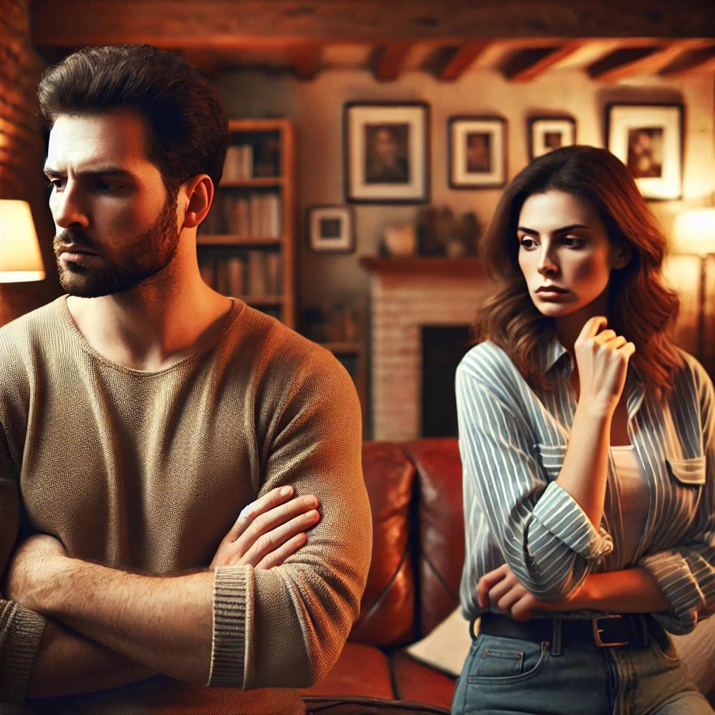 부부싸움후 말안하는 남편