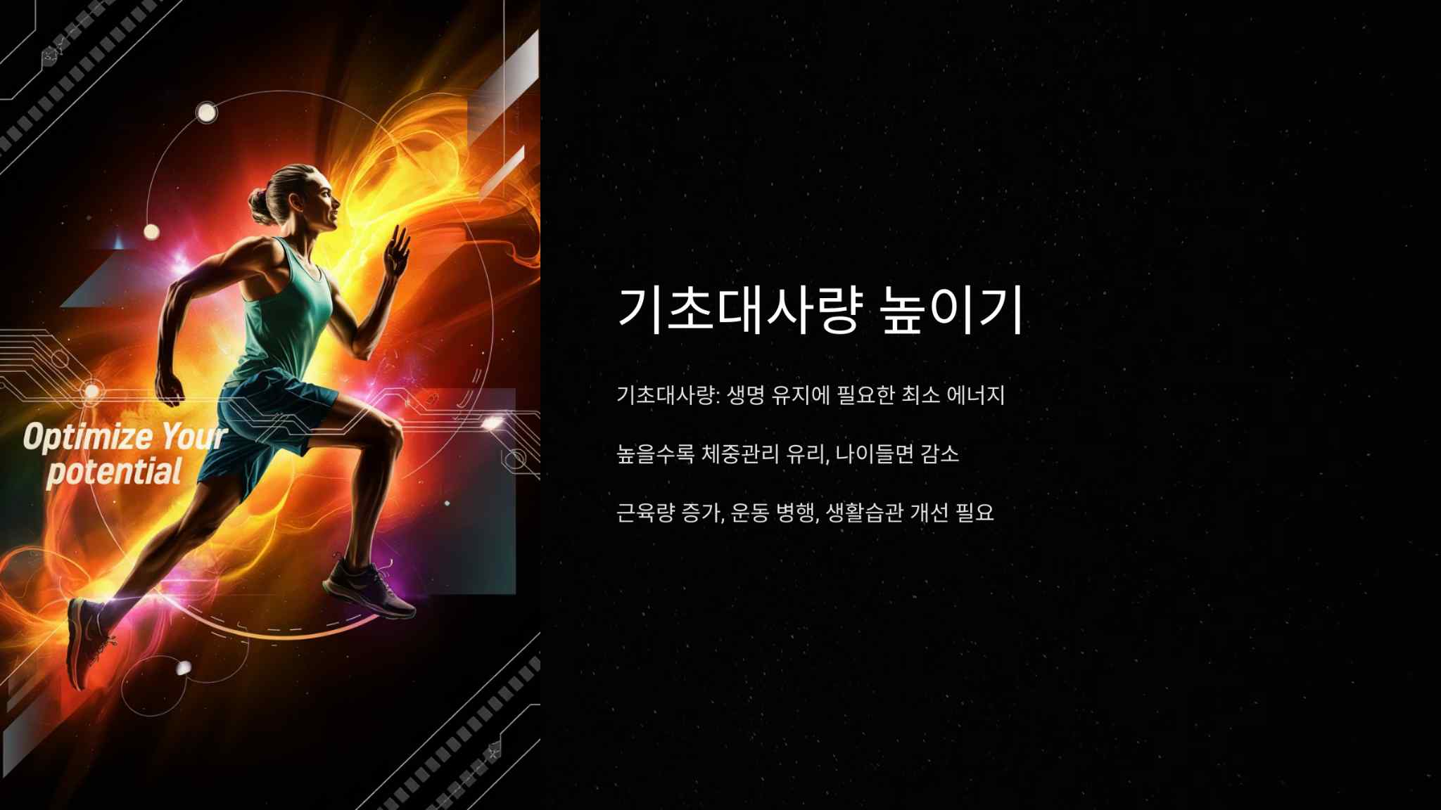 기초대사량 높이기