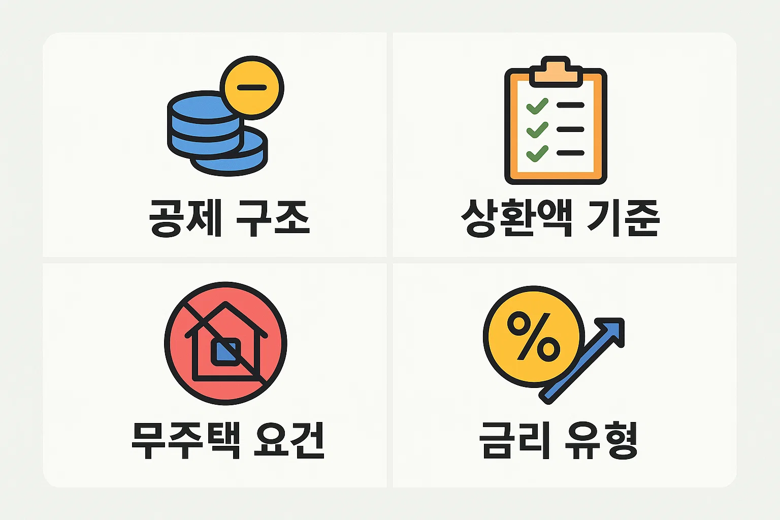 전세 소득공제의 기본 구조 상환액 기준 무주택 요건 금리 유형 등 핵심 요소를 정리해 2025년 연말정산 전세 소득공제를 이해하기 쉽게 구성한 공제 구조 요약 인포그래픽