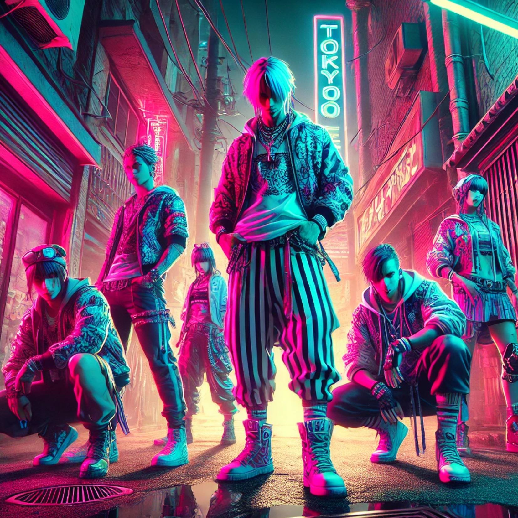 스타일리쉬한 일본 액션 영화 포스터