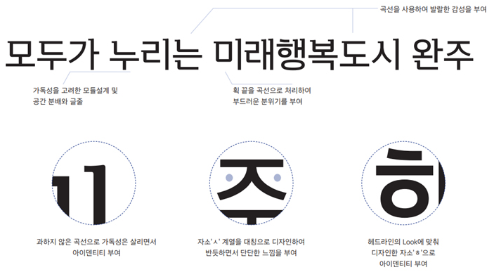 완주누리체 특징