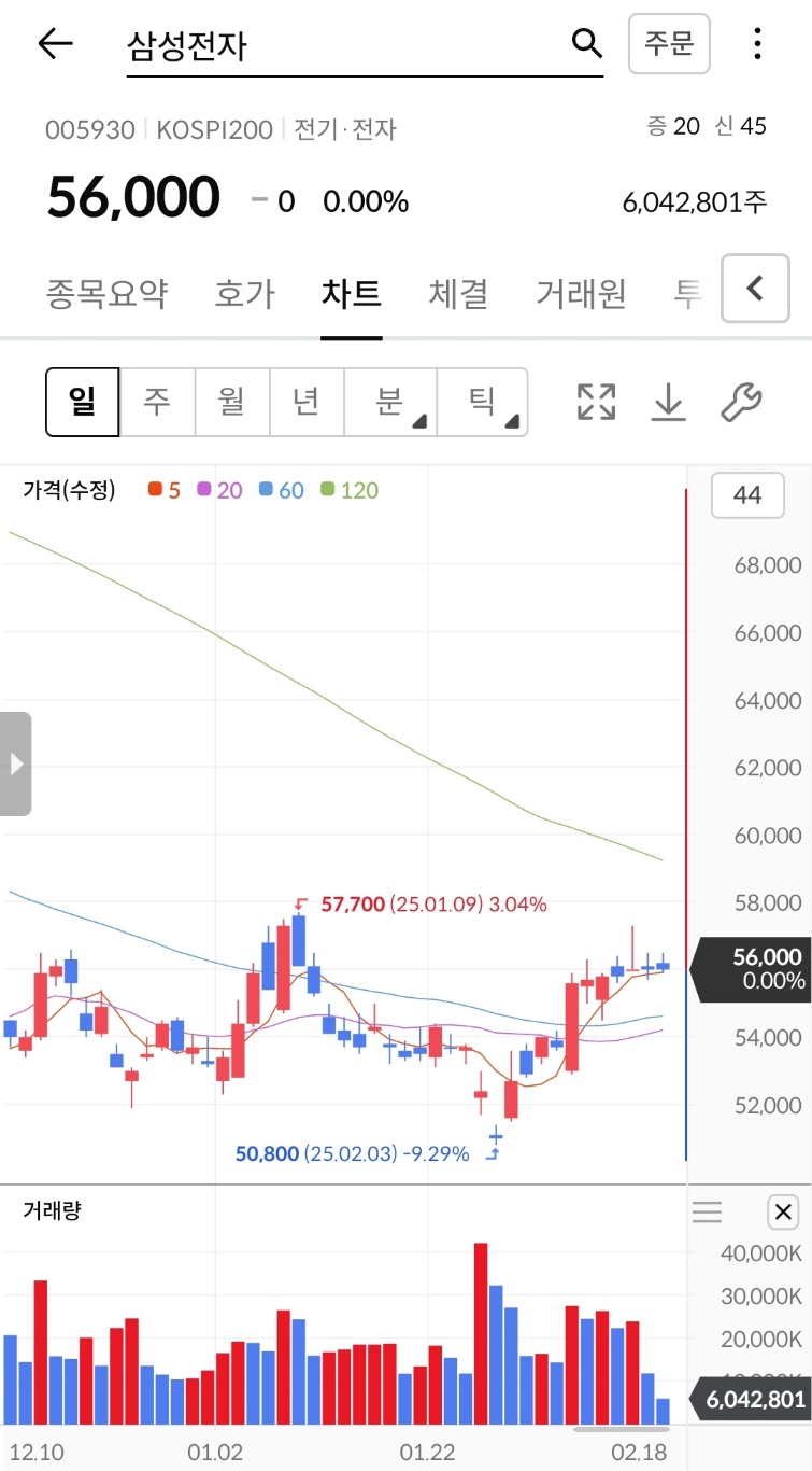 삼성전자 주식현황