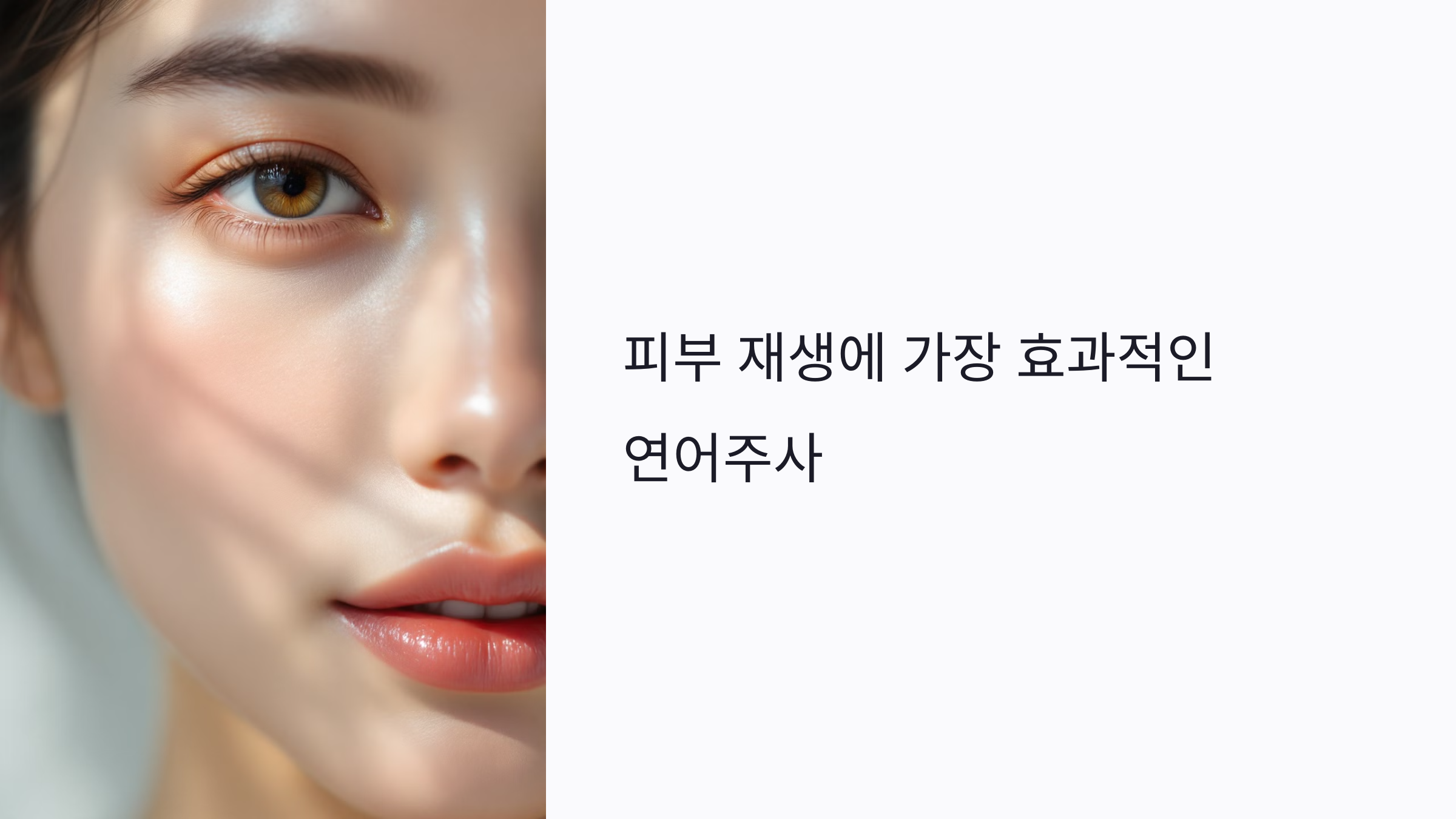 피부 재생에 가장 효과적인 연어주사, 시술 전 꼭 알아야 할 모든 것