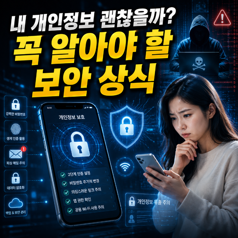 alt="일반인이 꼭 알아야 할 디지털 보안 상식과 개인정보 보호 방법"