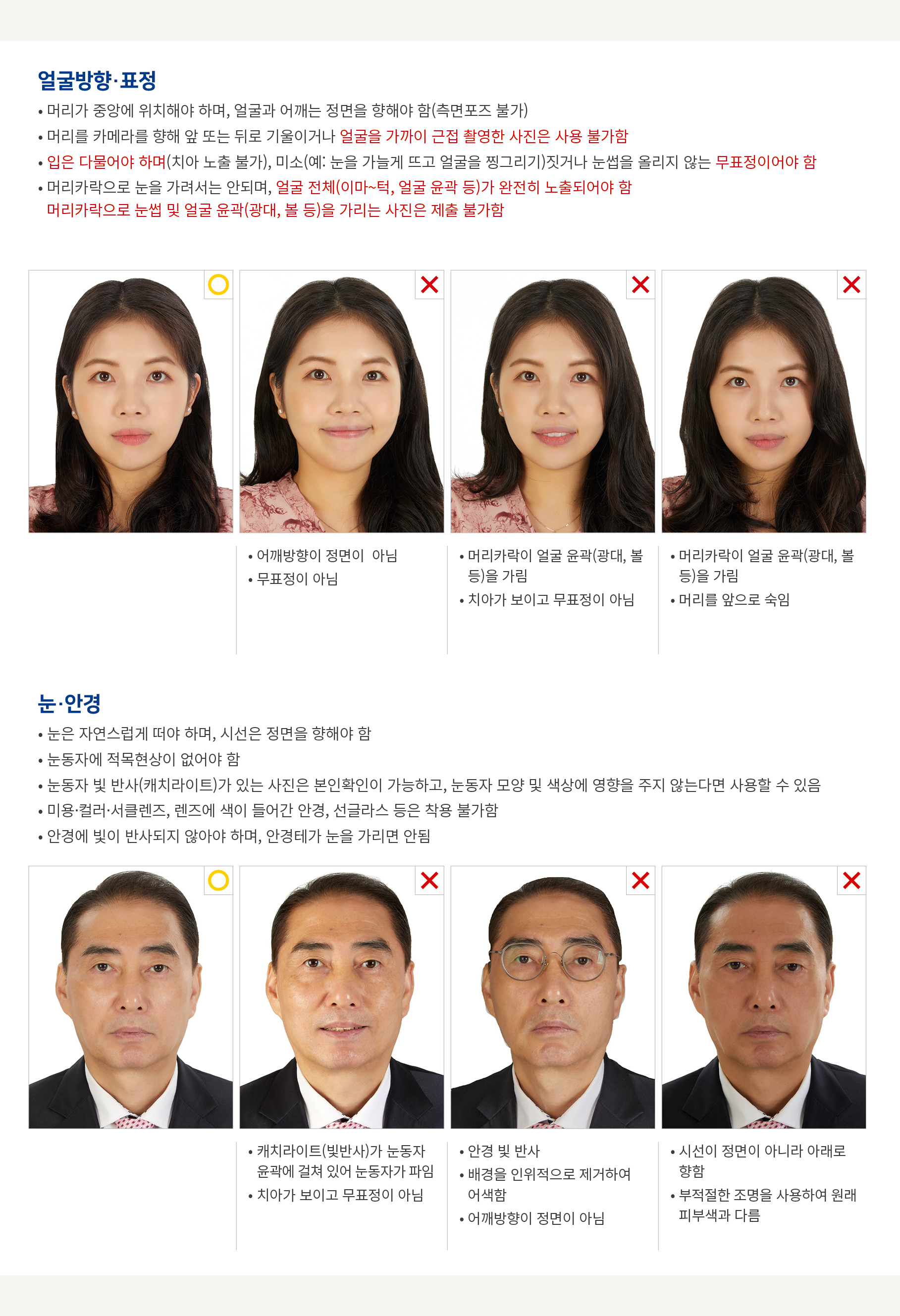 여권사진 규격 안내 자료 03