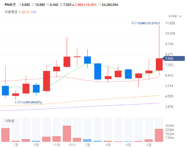 캠핑관련주대장주수혜주TOP5_PN풍년