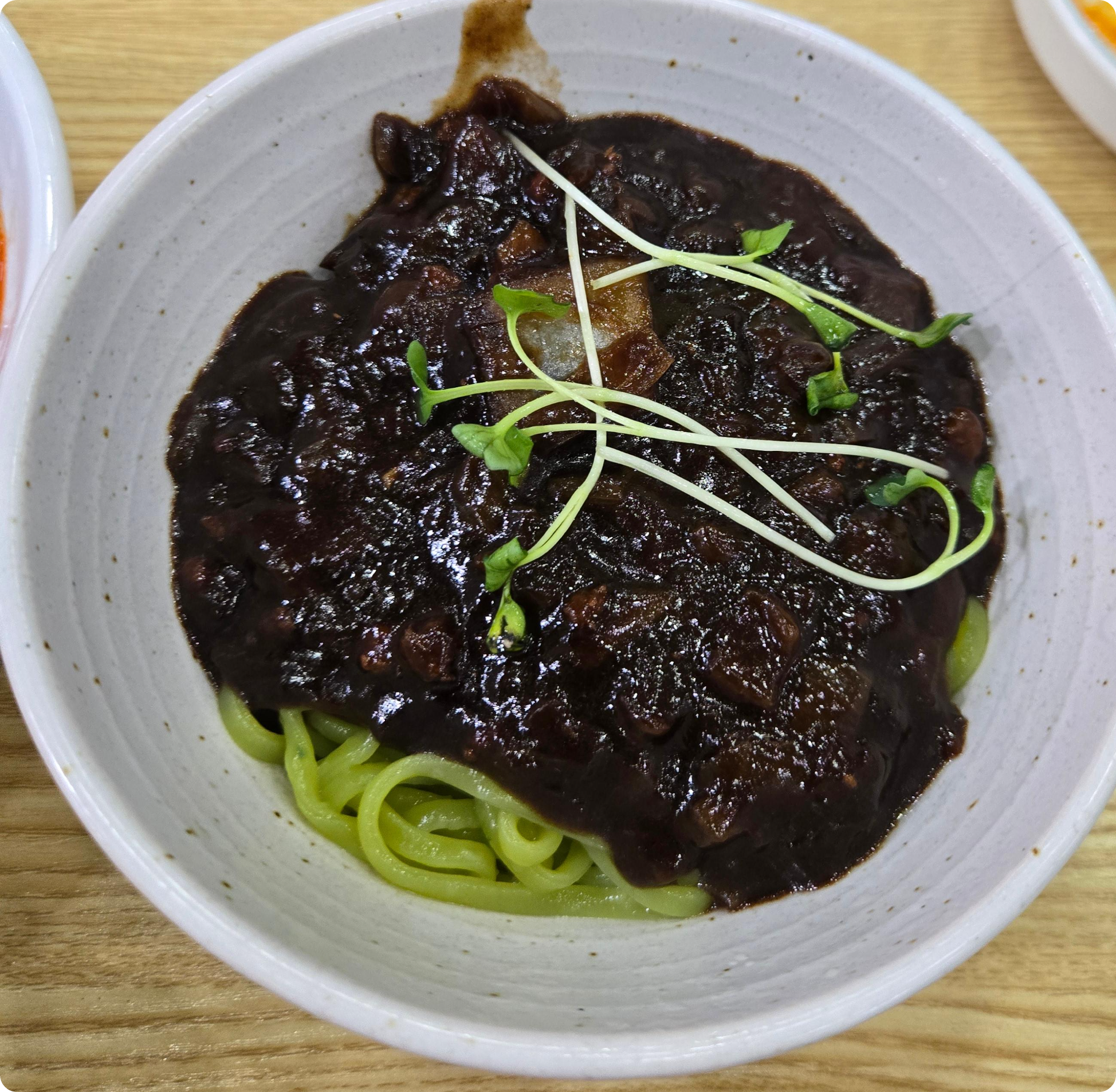 신사천성B코스 후식짬뽕