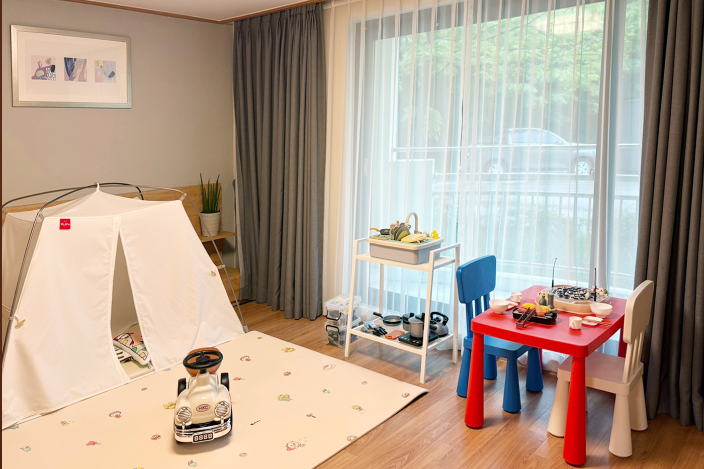 키즈룸 있는 객실로 아이도 즐겁게