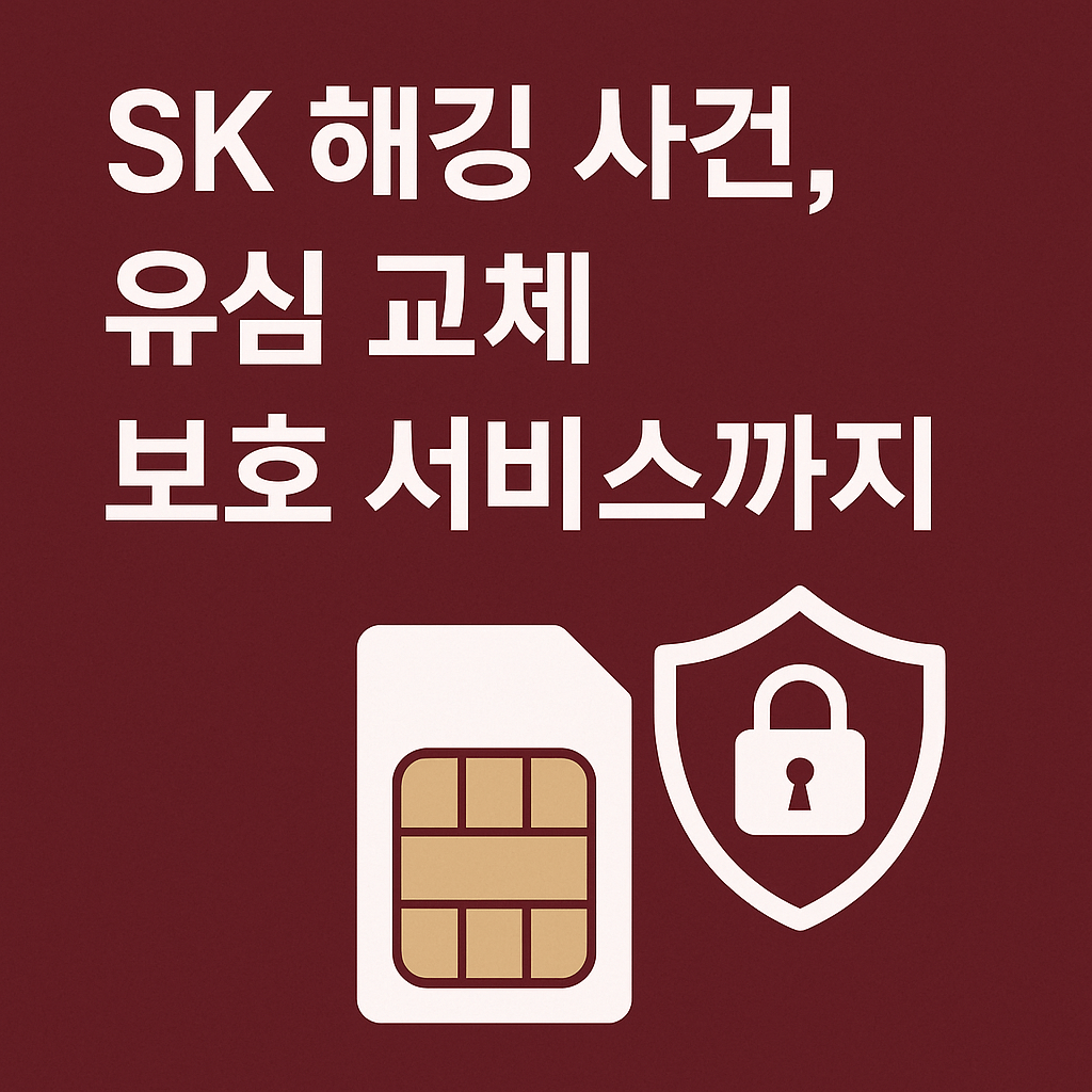 SK 해킹 사건, 유심 교체, 보호 서비스까지 총정리