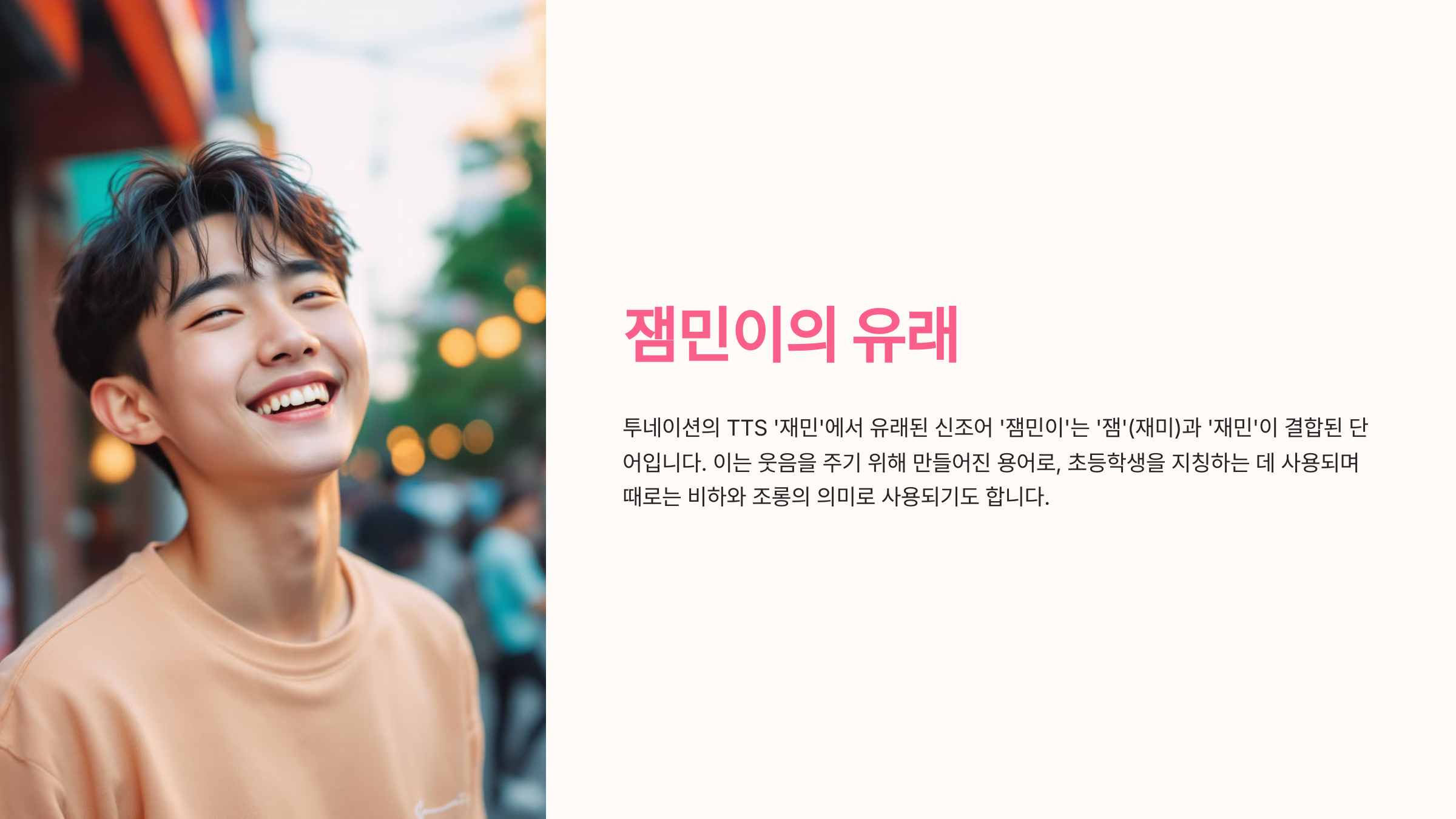 잼민이 뜻