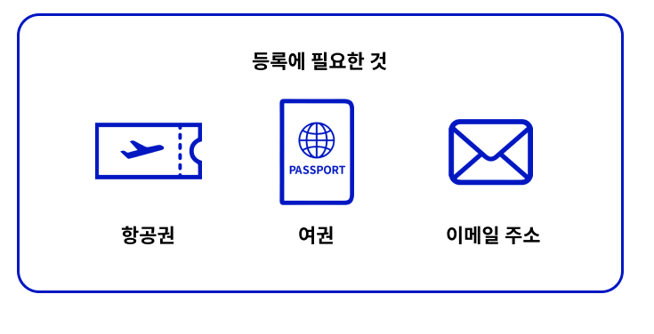 비짓재팬 웹 등록방법 및 동반가족 등록