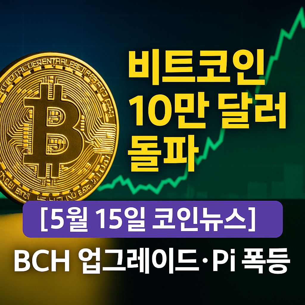 2025년 5월 15일, 암호화폐 시장에 무슨 일이?
