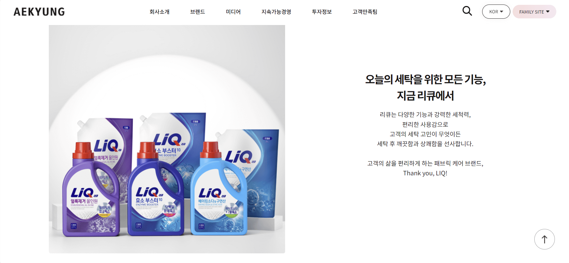 리큐 섬유 세제