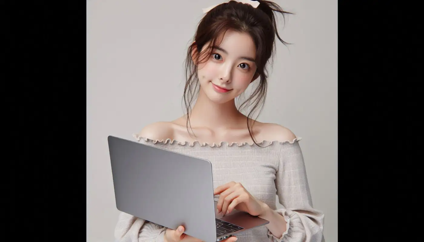 딥-리서치-사용법을-알아보는-여성의-모습