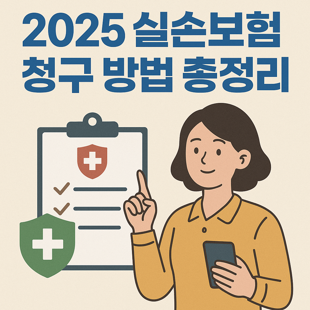 2025 실손보험 청구 방법 총정리