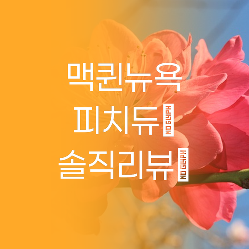 맥퀸뉴욕 듀이 워터 글로우 틴트 피치