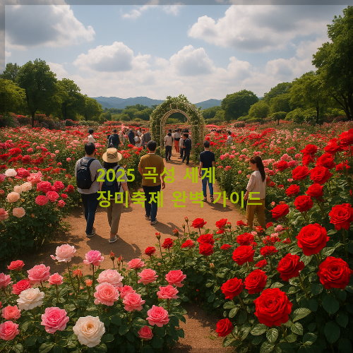 2025 곡성 세계장미축제 완벽 가이드