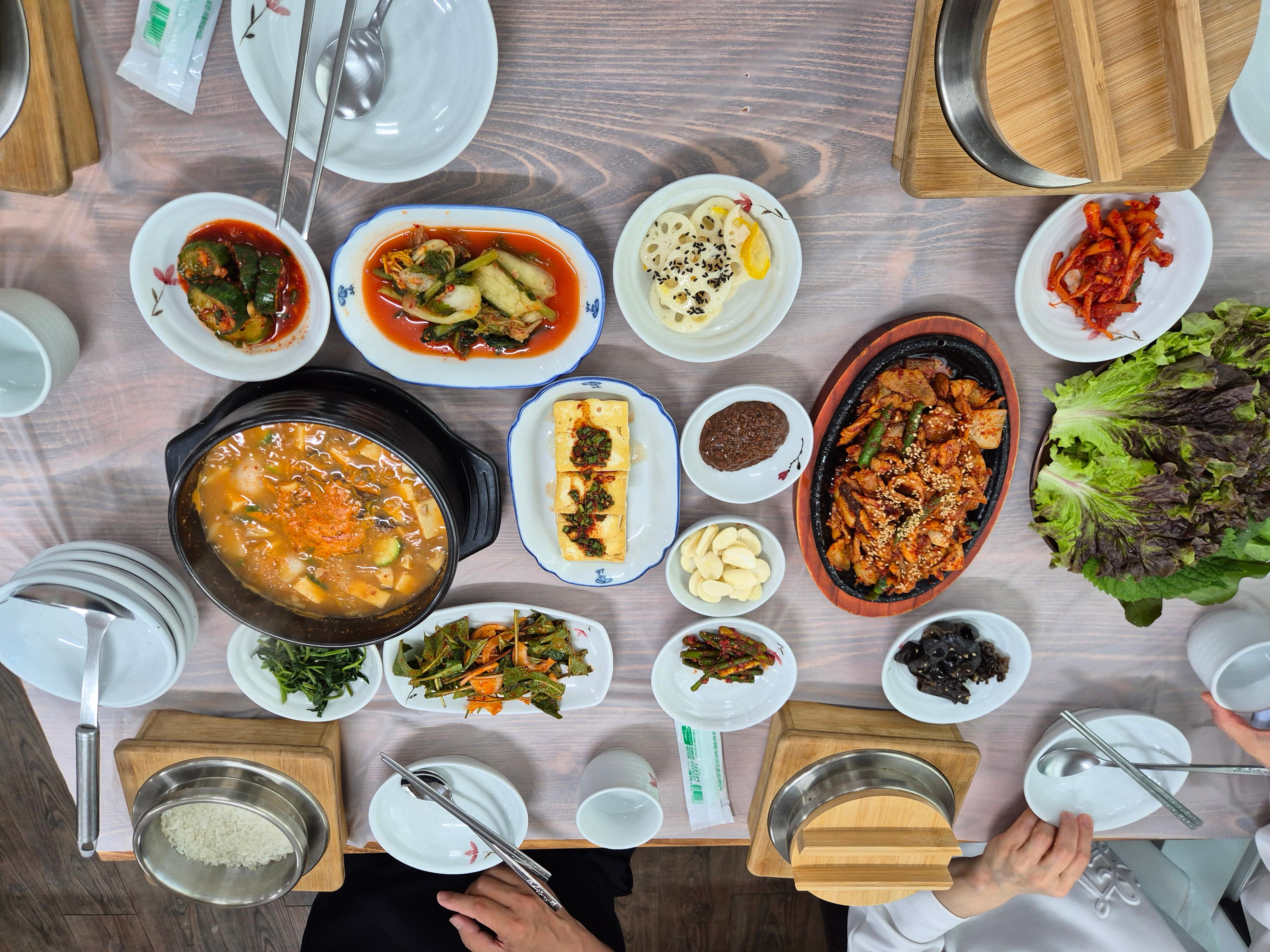 쌈밥 한상