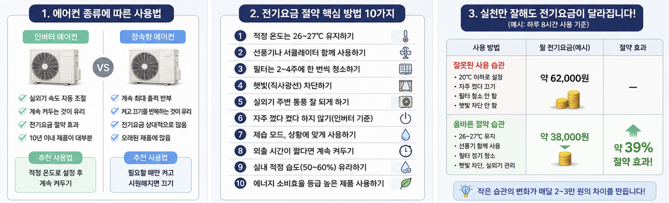 전기요금 아끼는 방법