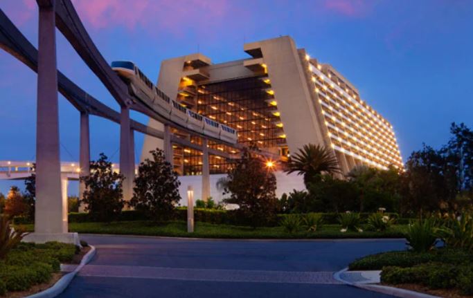 디즈니 컨템포러리 리조트 이미지