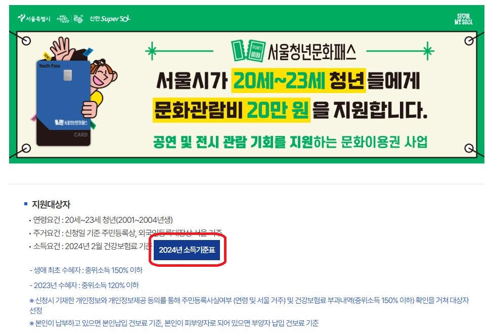 소득기준표