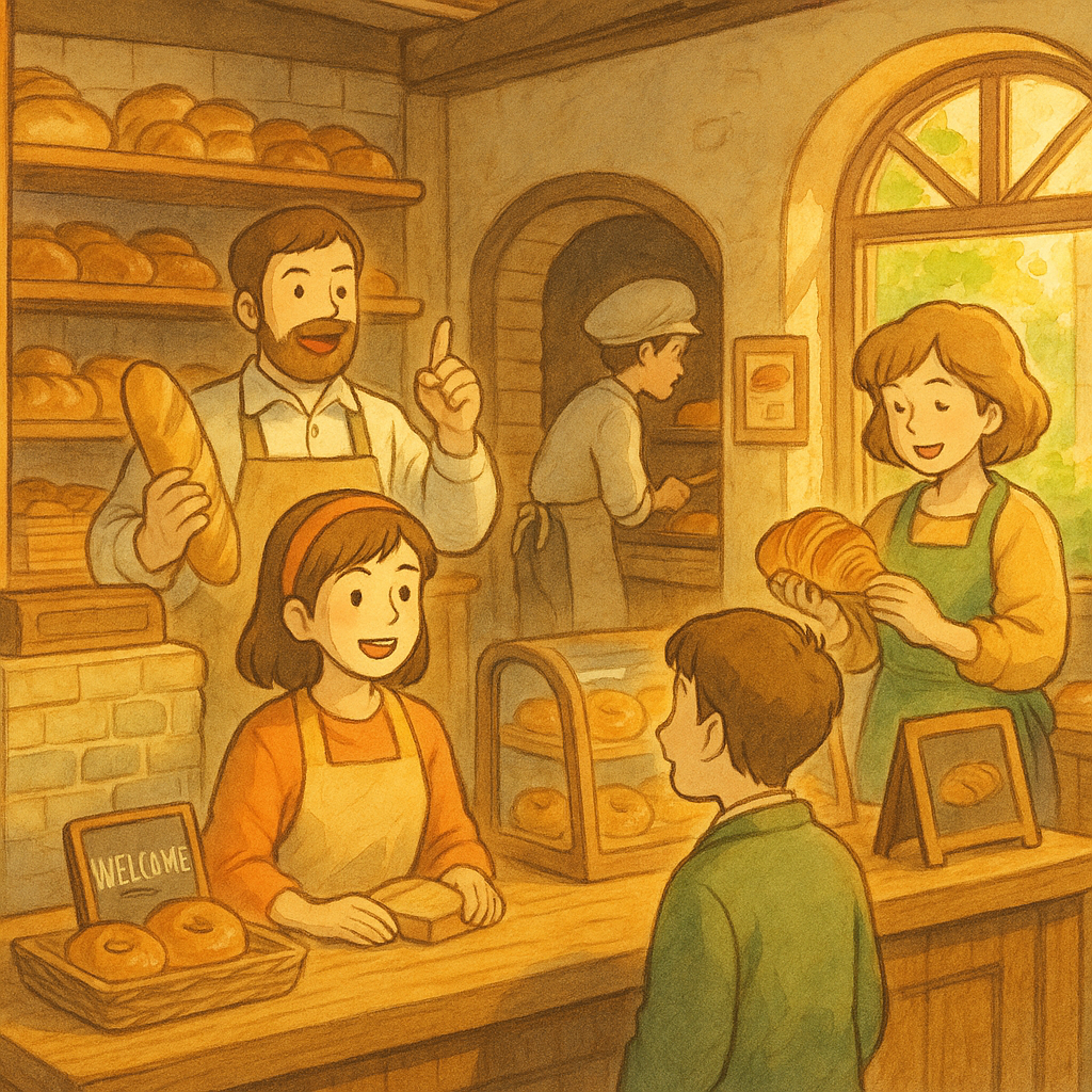 빵집 일러스트