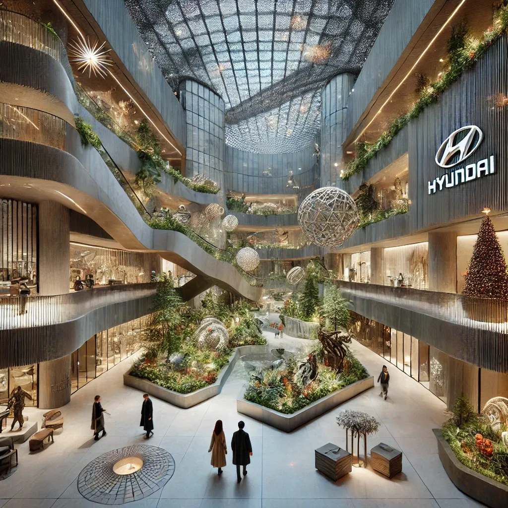 자연과 예술이 어우러진 더 현대 서울 크리스마스 데이트