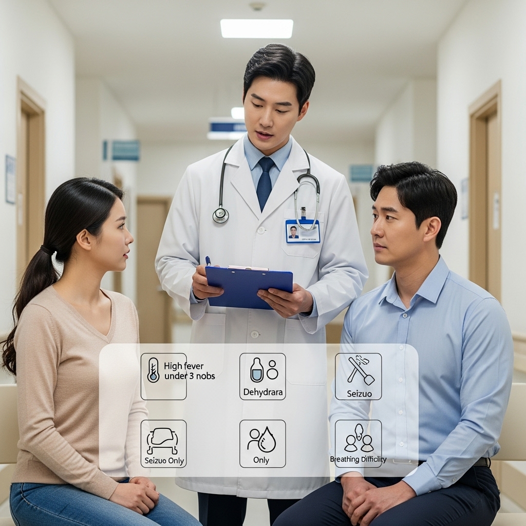 병원 가야 하는 신호