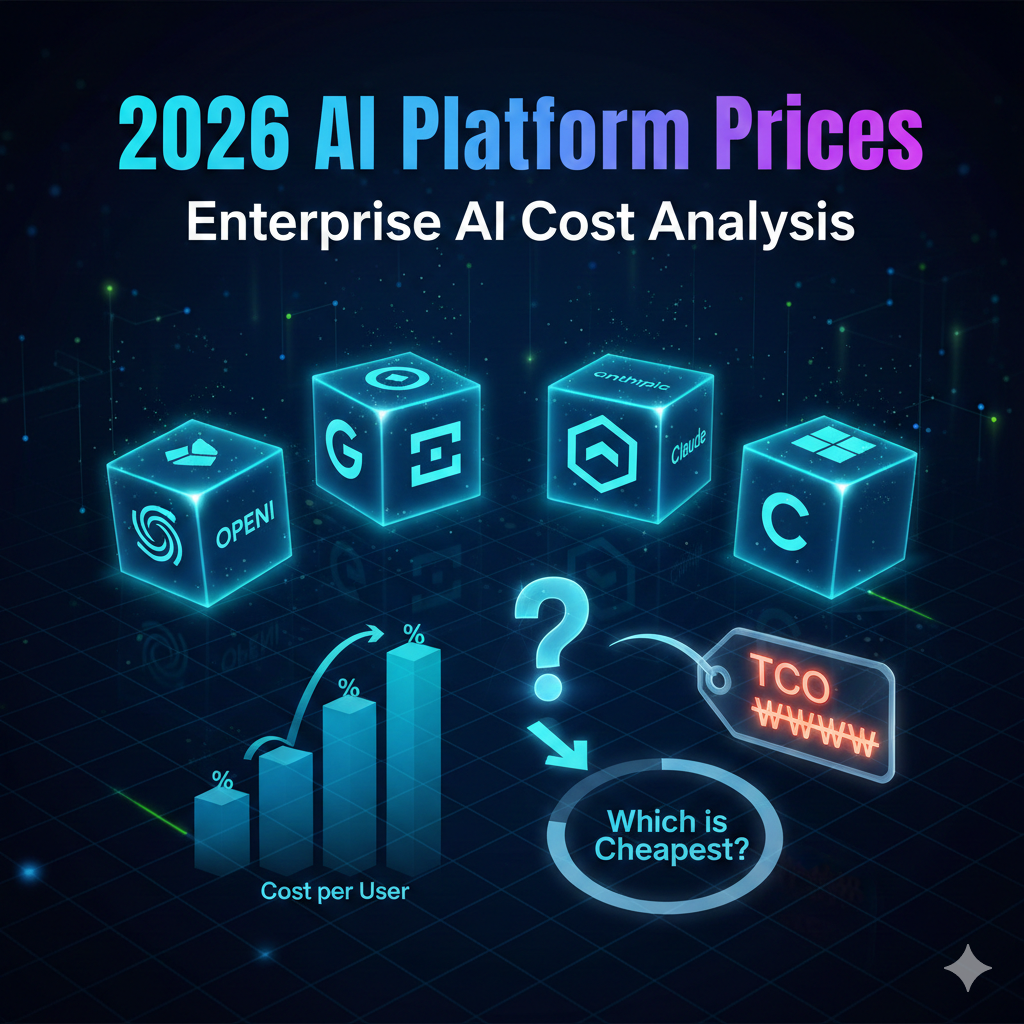 2026 생성형 AI 플랫폼 가격 비교 총정리